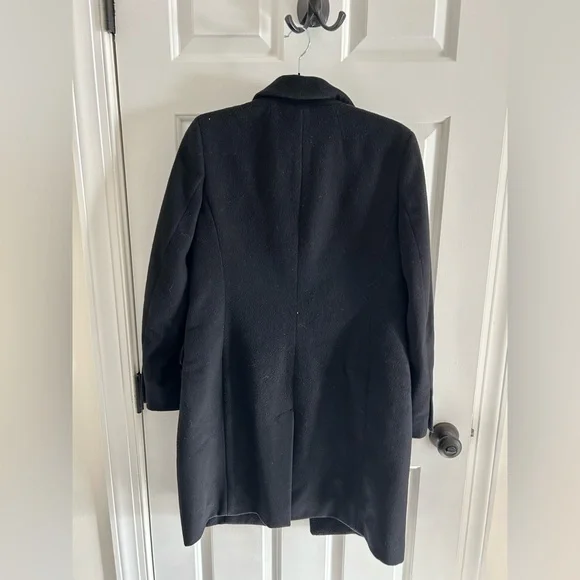 J crew Nello Gori Black Wool Coat - Picture 2 of 3